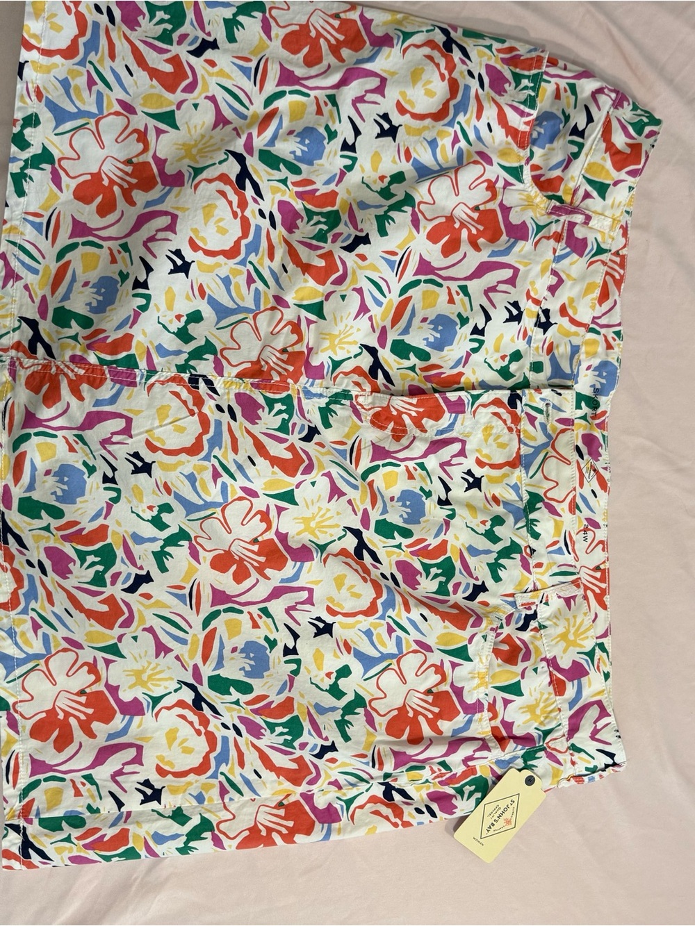St. John's Bay Multicolor Floral Skort